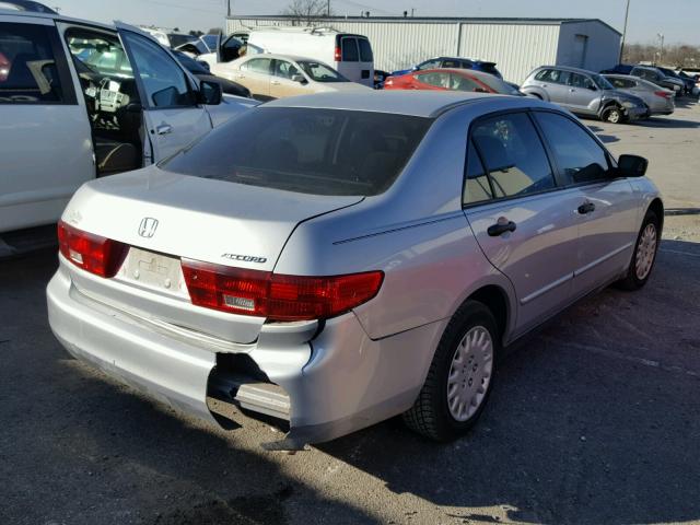 1HGCM56105A184437 - 2005 HONDA ACCORD DX SILVER photo 4