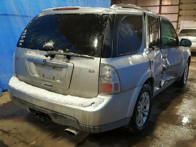 5S3ET13M482801560 - 2008 SAAB 9-7X 5.3I SILVER photo 4