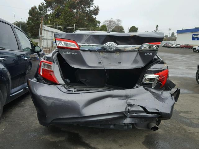 4T4BF1FK8DR310032 - 2013 TOYOTA CAMRY L CHARCOAL photo 9