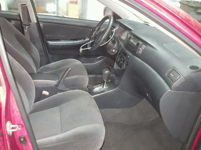 2T1BR32E96C591257 - 2006 TOYOTA COROLLA CE RED photo 5