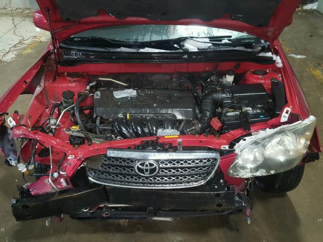 2T1BR32E96C591257 - 2006 TOYOTA COROLLA CE RED photo 7