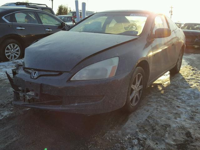 1HGCM82693A025772 - 2003 HONDA ACCORD EX BLACK photo 2