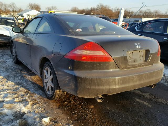 1HGCM82693A025772 - 2003 HONDA ACCORD EX BLACK photo 3