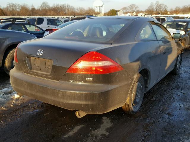 1HGCM82693A025772 - 2003 HONDA ACCORD EX BLACK photo 4