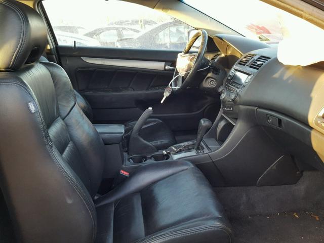 1HGCM82693A025772 - 2003 HONDA ACCORD EX BLACK photo 5