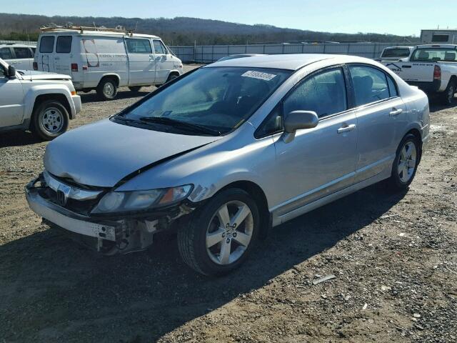 19XFA1F67BE009989 - 2011 HONDA CIVIC LX-S SILVER photo 2