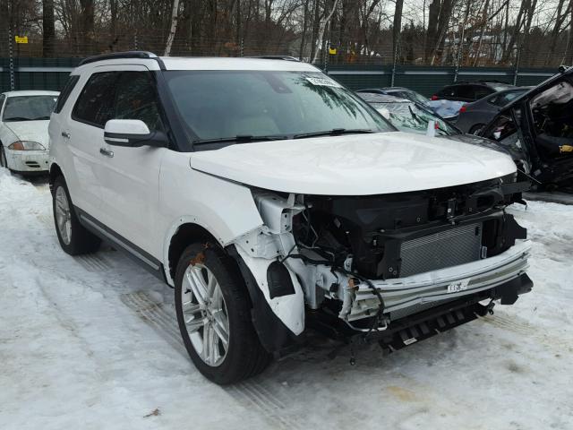 1FM5K8F8XHGE17054 - 2017 FORD EXPLORER L WHITE photo 1