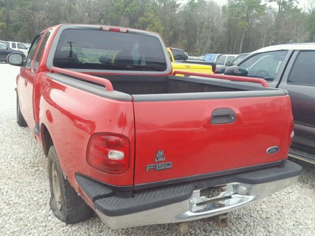1FTZX0766WKB70955 - 1998 FORD F150 RED photo 3