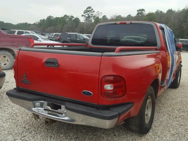 1FTZX0766WKB70955 - 1998 FORD F150 RED photo 4