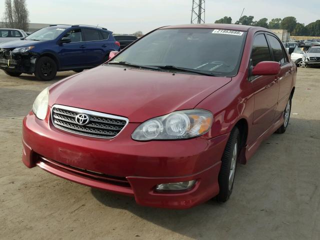 2T1BR32E97C725024 - 2007 TOYOTA COROLLA CE BURGUNDY photo 2