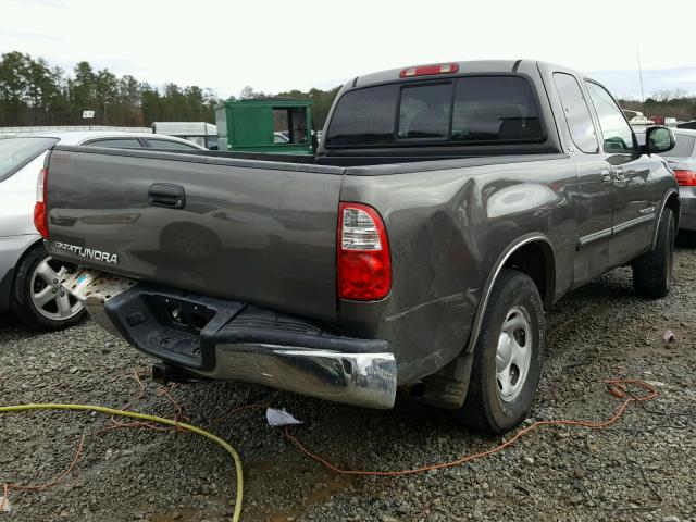 5TBRU34125S444803 - 2005 TOYOTA TUNDRA ACC GRAY photo 4