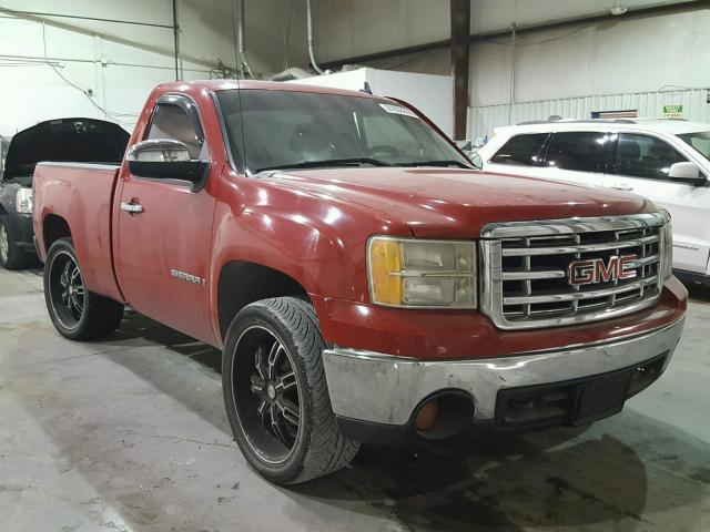 1GTEC14X68Z282274 - 2008 GMC SIERRA C15 RED photo 1