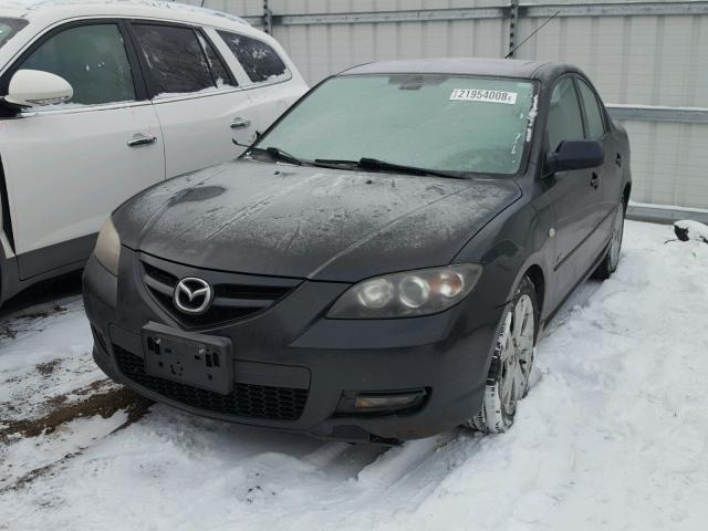 JM1BK323771641694 - 2007 MAZDA 3 S BLACK photo 2