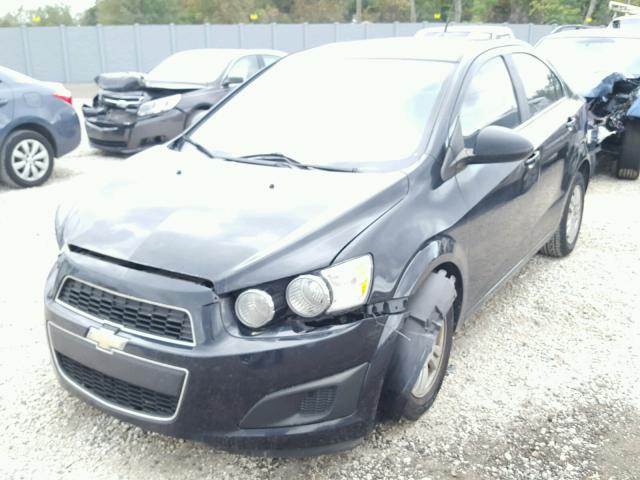 1G1JC5SH4D4111329 - 2013 CHEVROLET SONIC LT BLACK photo 2