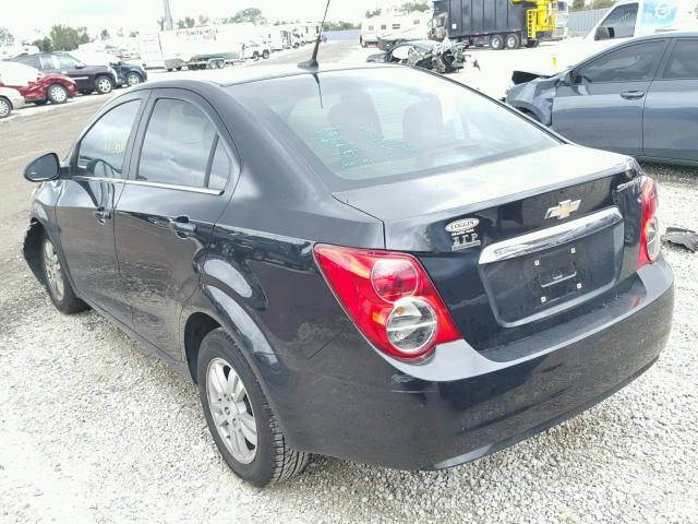 1G1JC5SH4D4111329 - 2013 CHEVROLET SONIC LT BLACK photo 3