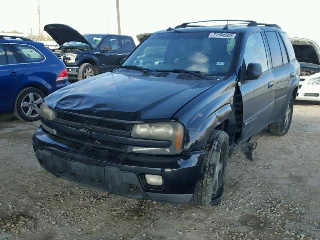 1GNDS13S042252072 - 2004 CHEVROLET TRAILBLAZE BLACK photo 2