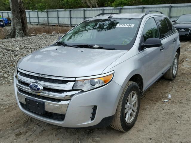 2FMDK3GC7CBA72731 - 2012 FORD EDGE SE SILVER photo 2