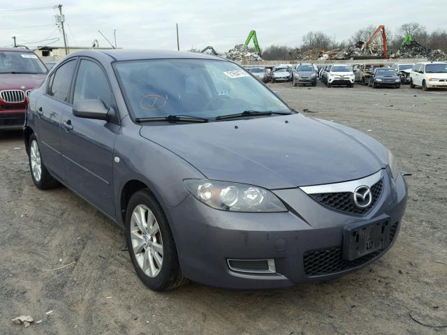 JM1BK12G981836088 - 2008 MAZDA 3 I GRAY photo 1