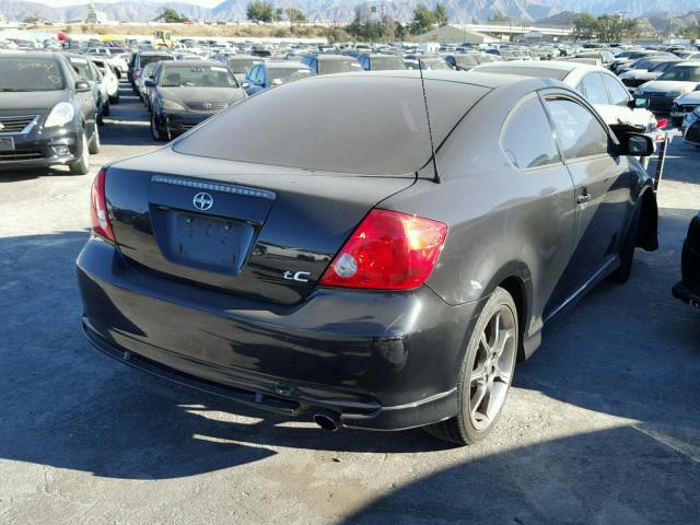 JTKDE177960066611 - 2006 TOYOTA SCION TC BLACK photo 4