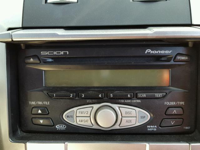 JTKDE177960066611 - 2006 TOYOTA SCION TC 黑色 照片 9