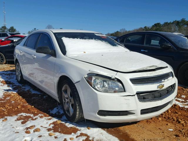 1G1ZA5EU1BF341543 - 2011 CHEVROLET MALIBU LS WHITE photo 1