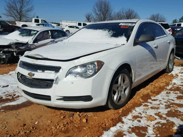1G1ZA5EU1BF341543 - 2011 CHEVROLET MALIBU LS WHITE photo 2