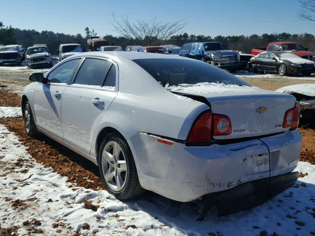 1G1ZA5EU1BF341543 - 2011 CHEVROLET MALIBU LS WHITE photo 3