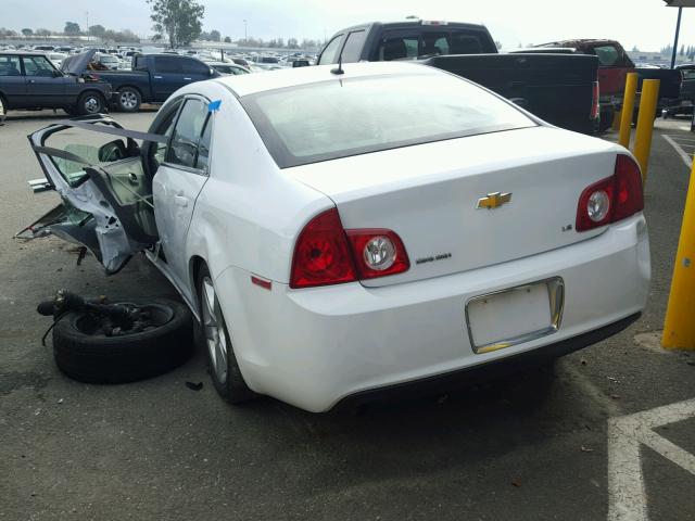 1G1ZG57B39F242162 - 2009 CHEVROLET MALIBU LS WHITE photo 3