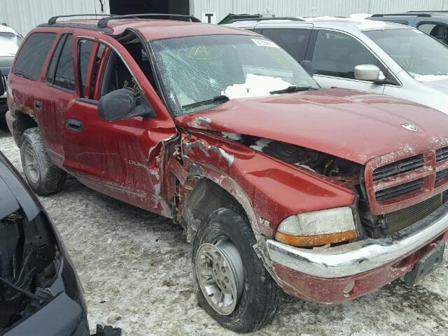 1B4HS28Z4YF177894 - 2000 DODGE DURANGO RED photo 9