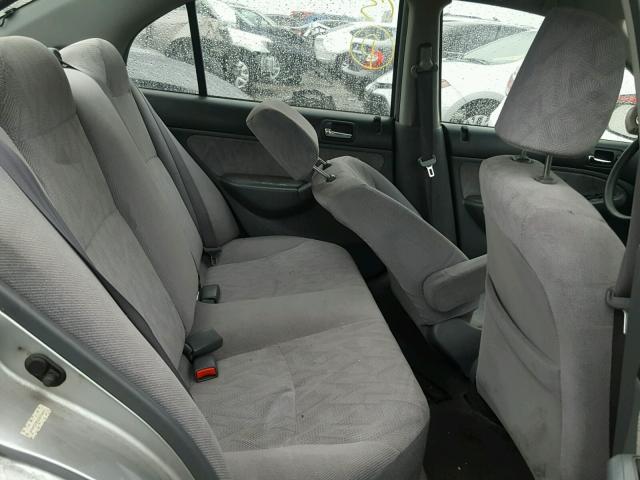 JHMES16582S004411 - 2002 HONDA CIVIC LX SILVER photo 6