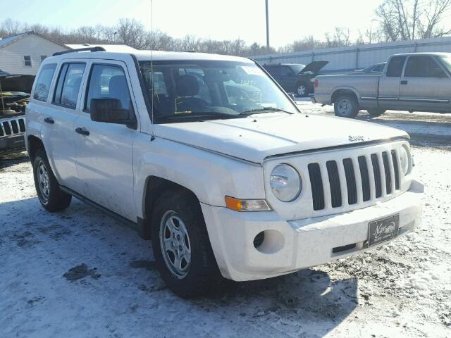 1J4NT2GA8AD515405 - 2010 JEEP PATRIOT SP WHITE photo 1