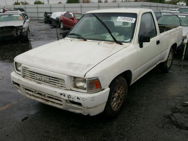 4TARN81A5PZ120991 - 1993 TOYOTA PICKUP 1/2 WHITE photo 2