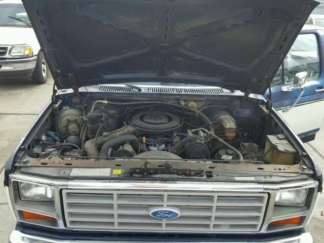 1FTHX25L8FKA36500 - 1985 FORD F250 BLUE photo 7