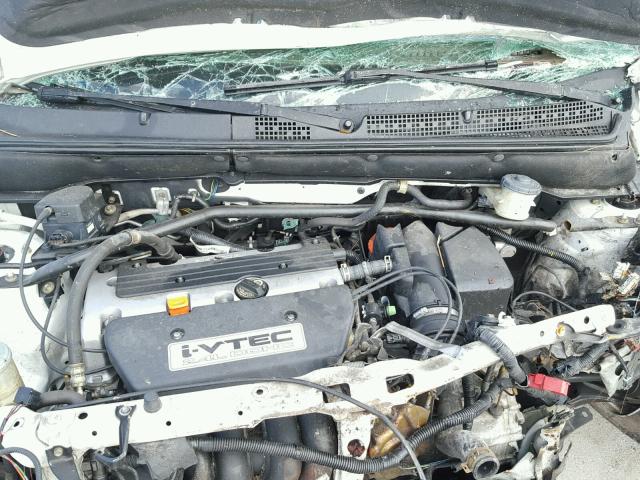 SHSRD68472U001276 - 2002 HONDA CR-V LX WHITE photo 7