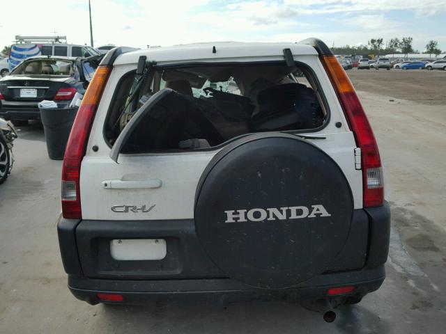 SHSRD68472U001276 - 2002 HONDA CR-V LX WHITE photo 9