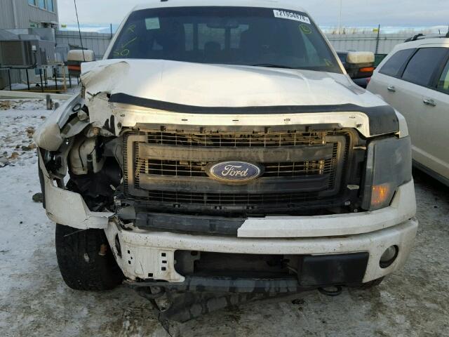 1FTFW1EFXDKE48218 - 2013 FORD F150 SUPER WHITE photo 7