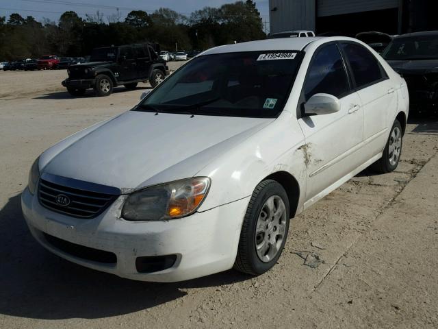 KNAFE121385557049 - 2008 KIA SPECTRA EX WHITE photo 2