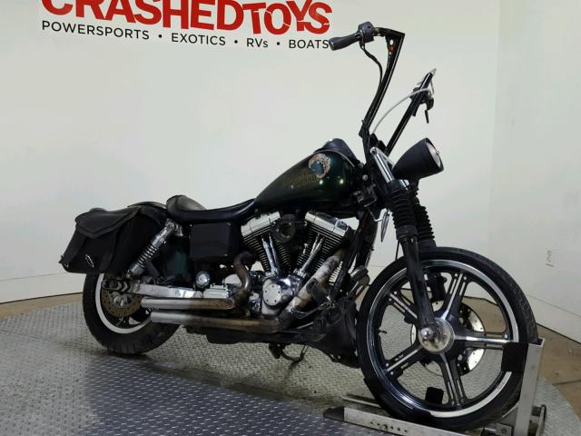 1HD1PEV112Y951597 - 2002 HARLEY-DAVIDSON FXDWG3 GREEN photo 2