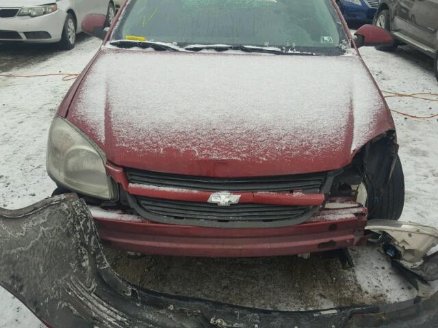 1G1AL18FX87147805 - 2008 CHEVROLET COBALT LT MAROON photo 9