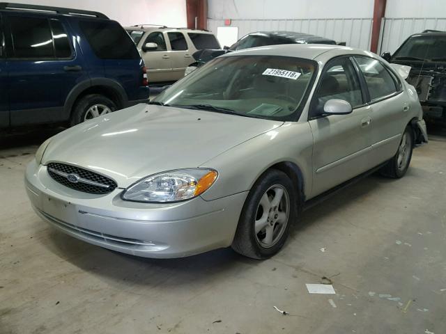 1FAFP53U53A252204 - 2003 FORD TAURUS SE CREAM photo 2