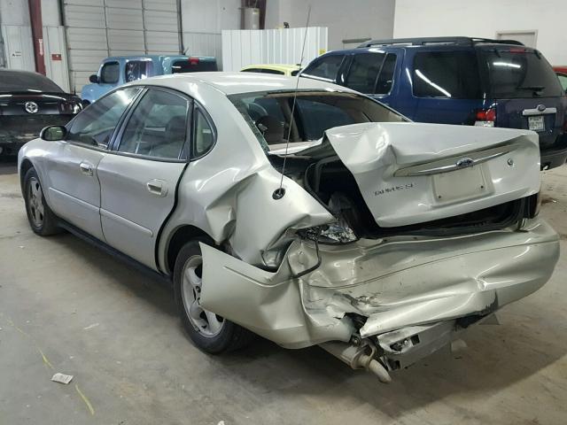 1FAFP53U53A252204 - 2003 FORD TAURUS SE CREAM photo 3