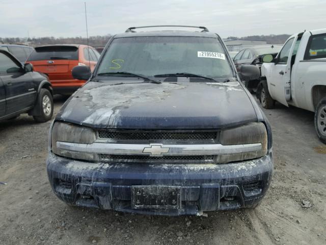 1GNDT13SX22359494 - 2002 CHEVROLET TRAILBLAZE BLUE photo 9