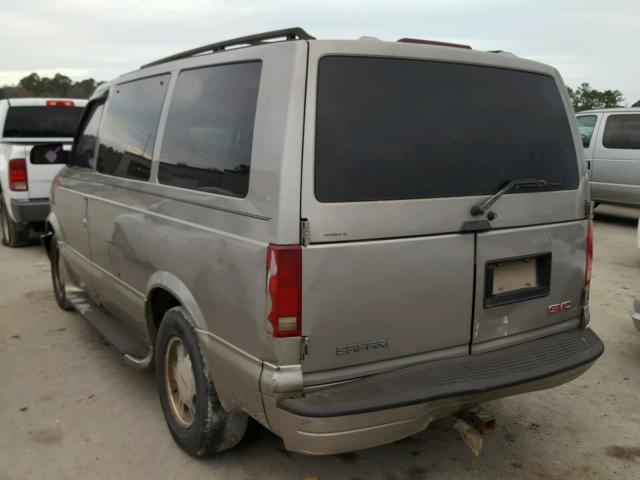 1GKDM19X93B511747 - 2003 GMC SAFARI XT GRAY photo 3