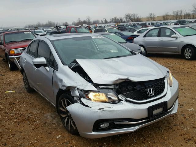 19XFB2F95EE064507 - 2014 HONDA CIVIC EXL SILVER photo 1