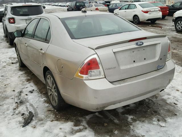 3FAHP07Z28R154990 - 2008 FORD FUSION SE SILVER photo 3