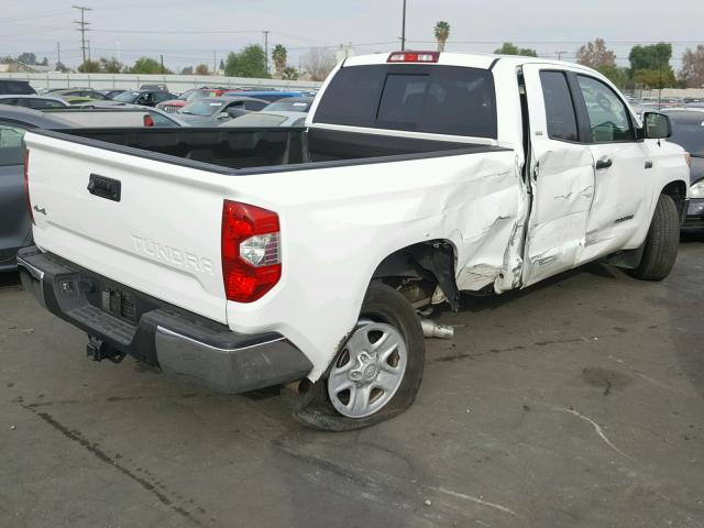 5TFUY5F16FX485378 - 2015 TOYOTA TUNDRA DOU WHITE photo 4