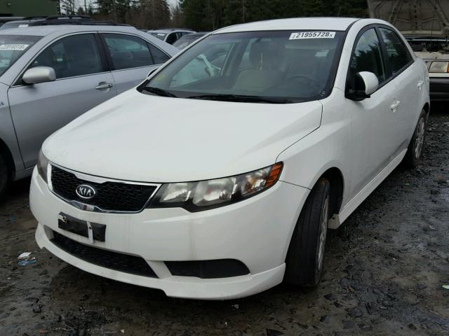 KNAFT4A26C5477612 - 2012 KIA FORTE LX WHITE photo 2