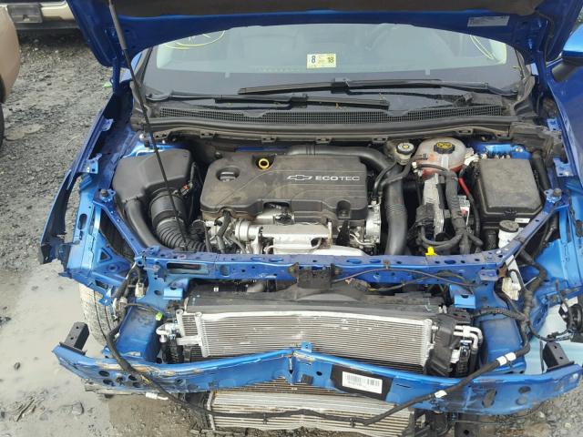 1G1BG5SM1G7322819 - 2016 CHEVROLET CRUZE PREM BLUE photo 7