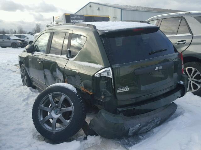 1J4FF47B49D186794 - 2009 JEEP COMPASS SP GREEN photo 3