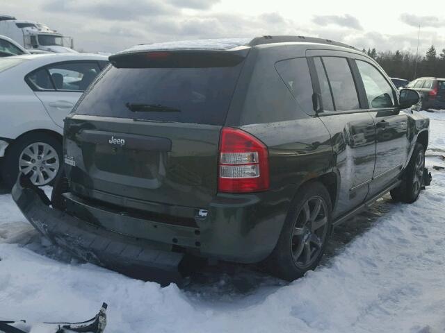 1J4FF47B49D186794 - 2009 JEEP COMPASS SP GREEN photo 4